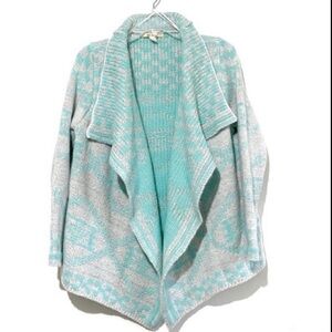 Miami Aztec Boho waterfall heavy open cardigan